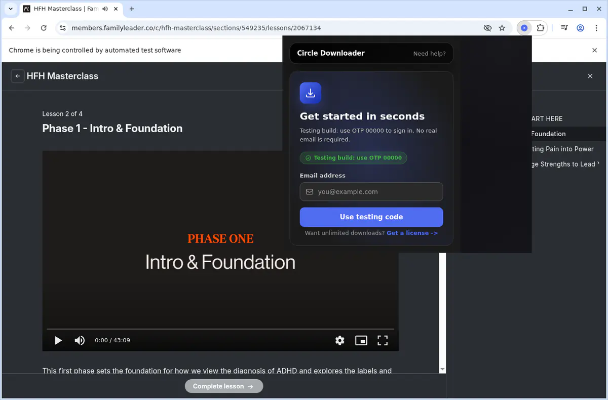 Circle Video Downloader screenshot 5